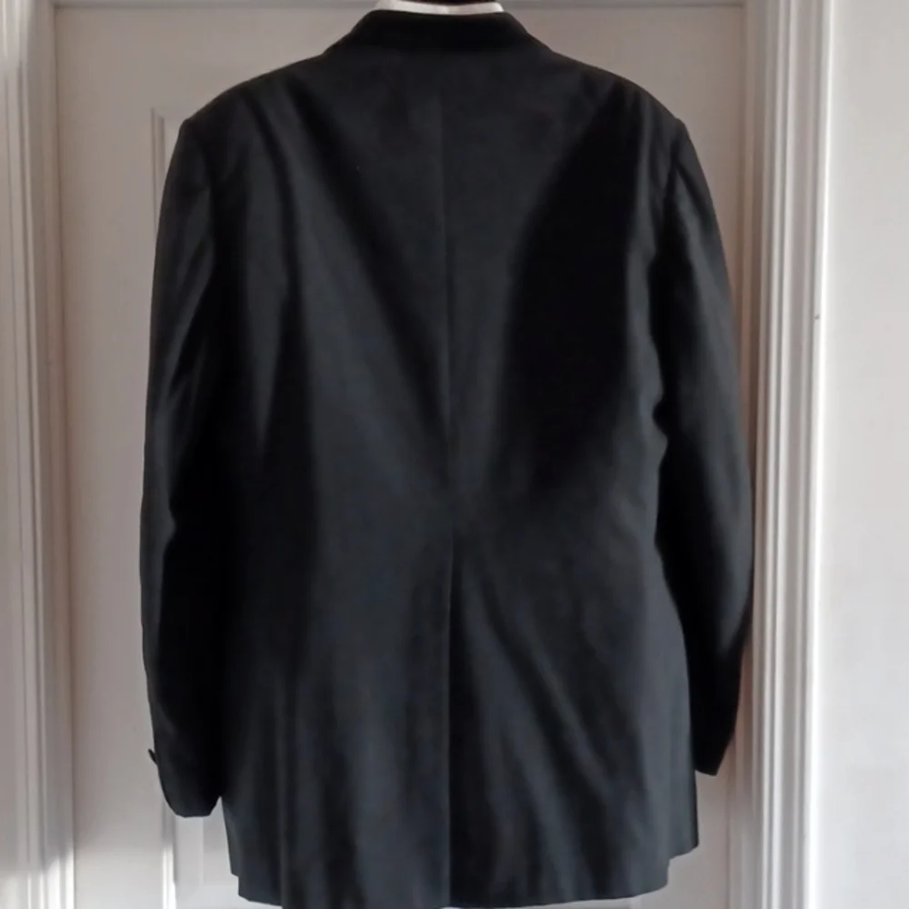 LORD WEST Vintage Black Tuxedo Blazer / Dinner Jacket, 46 XL